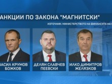 Показаха разширен списък с лица и фирми на санкционираните от САЩ българи