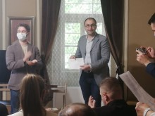 Пламен Панов посрещна стажант - аташетата на Дипломатическия институт към МВнР