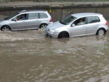 Отново воден ад в Русе, проливен дъжд парализира града