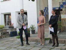 Пламен Панов и посланикът на Унгария откриха изложба на авангардиста Мартон Ромвари в къща Стамболян
