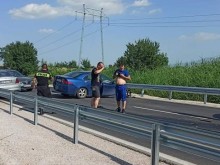Нови кадри от ПТП-то на Околовръстното, тотал щета за 3 от колите