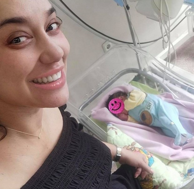 Instagram
Мария Илиева роди вчера но днес побърза да покаже бебето