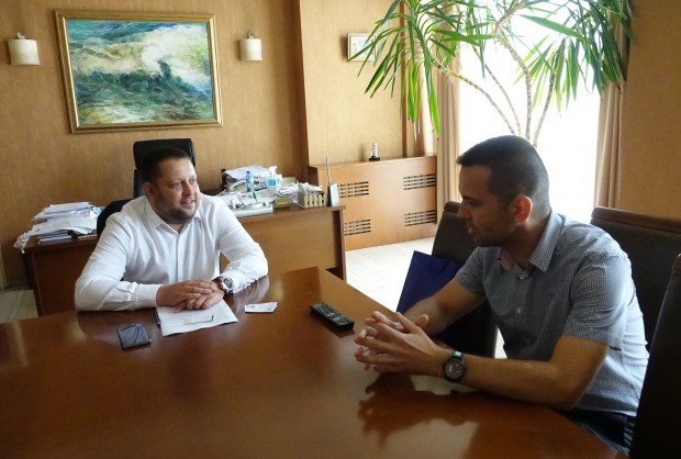Председателят на Общинския съвет Тодор Балабанов се срещна с колегата