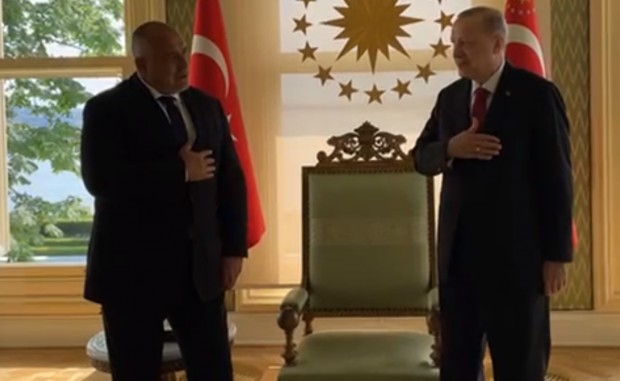 Лидерът на ГЕРБ се среща с президента на Турция Реджеп
