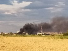 Пожар до КАТ обгази жителите на "Кършияка"
