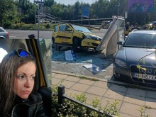 Това ли е дрогираната и пияна Натали, потрошила 4 коли в Слънчев бряг?