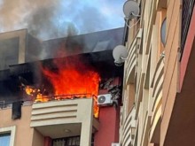 Голям пожар в апартамент в "Цариградски комплекс"