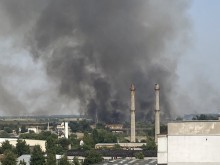 Пламна голям пожар край Пловдив