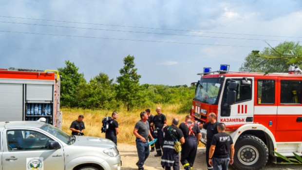 Действията по локализиране на горския пожар над село Виден, община