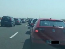 Километричното задръстване в посока Бургас - заради 3 ПТП-та