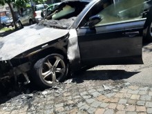 Драснаха клечката на "Ауди" в центъра на Бургас