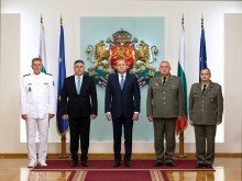 Президентът удостои български военнослужещи с висши офицерски звания