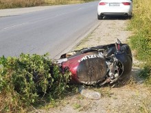 Моторист катастрофира близо до Стара Загора