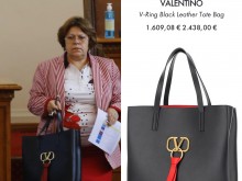 Татяна Дончева се разкарва с чанта за 5000 лева