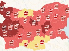 Седем са областите в тъмночервената зона на COVID-19