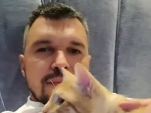 Божинов с ново коте