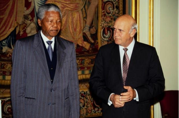 Последният бял президент на Република Южна Африка (ЮАР) Фредерик Вилем