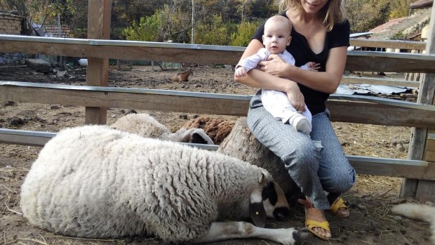 Facebook
Семейство англичани, живеещи във великотърновското село Хотница кръстиха новороденото си
