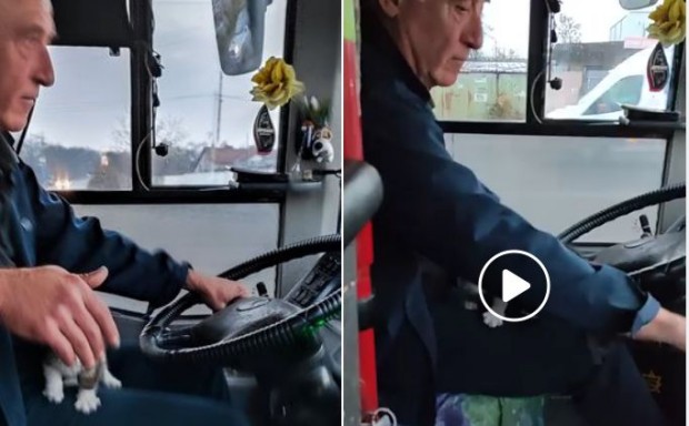 Фейсбук
Шофьор на градски автобус в София спря возилото, за да