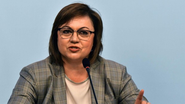 Лидерът на БСП в оставка Корнелия Нинова призова служебното правителство