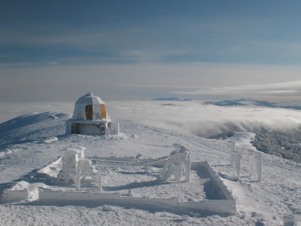 Най-голяма е снежната покривка на връх Мургаш - 14 см