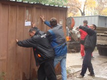 Безкомпромисно: Премахват незаконните гаражи в "Южен"