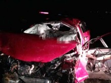 Мистерия край Пловдив! Автомобил смачкан до неузнаваемост, от шофьора няма следа