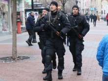 Специални части и жандармерия в Пловдив в Новогодишната нощ