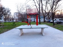 Нова маса за тенис е монтирана на фитнес площадката на ул. "Загоре"