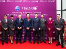 Кацна първият самолет на Qatar Airways по възобновената директна линия Доха-София