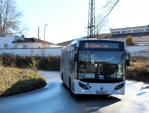От 20 декември (понеделник) маршрутът на автобусите по линии №