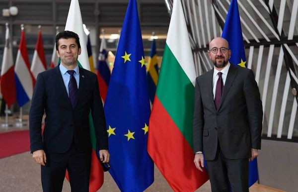 Министър-председателят Кирил Петков проведе срещи с председателя на Европейския съвет
