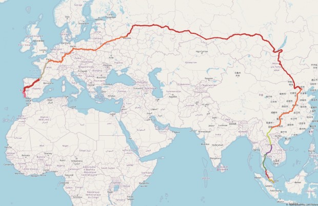 От Португалия до Сингапур с влак приключението вече е възможно