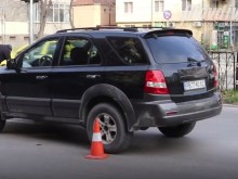 Първи кадри от мястото, където блъснаха дете, джипът е в нетипично положение