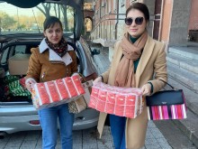МГЕРБ дариха телевизор и храни на социално заведение в Пловдив