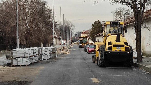 Съвсем скоро още една павирана улица в Пловдив ще отиде