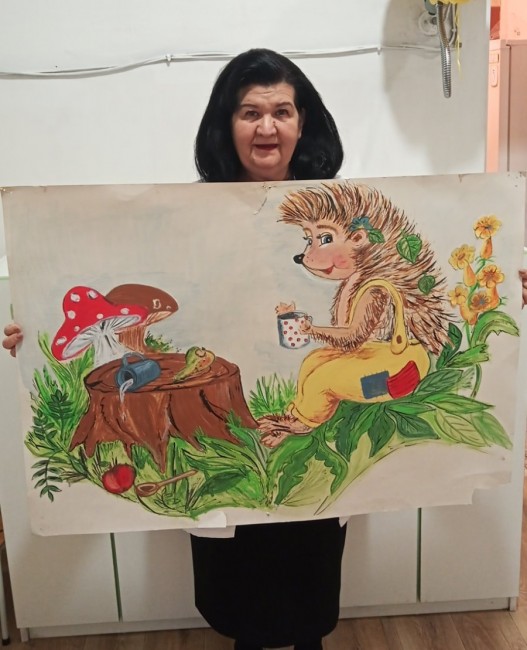 Славейка Генчева 68 г винаги е имала афинитет към рисуването