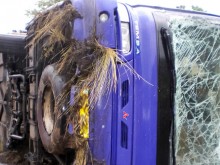 Автобус с 39 пътници се преобърна в Турция, 11 от тях са в болница
