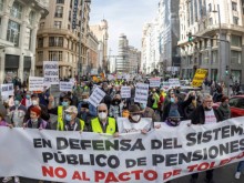 Пенсионери излязоха на протест в Испания заради ниските пенсии
