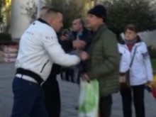 Грозни обиди и бой в Пловдив на протеста срещу войната в Украйна