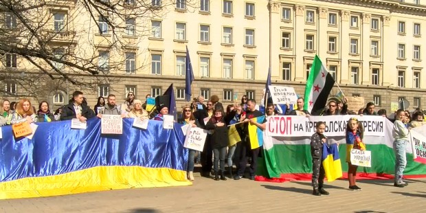 Пореден ден протест в София срещу действията на Путин и