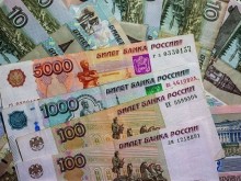 Руската рубла с голям спад