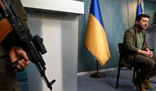 Асошиейтед Прес публикува любопитна снимка на президента на Украйна Владимир