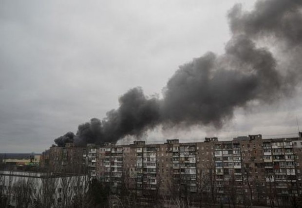 Руски въздушен удар над  детска болница в обсадения украински пристанищен