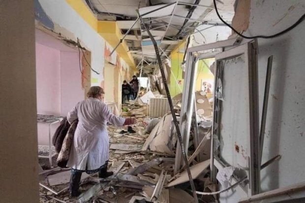 Руските въоръжени сили са бомбардирали Житомир включително две болници едната от