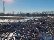 Руснаците изравниха със земята стадиона на Десна в Чернигов