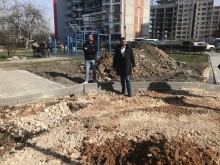 Облагородяват обширна зона в квартал "Съдийски"