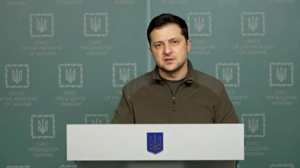Фалшиво видео на президента Владимир Зеленски, който призовава украинските войски да