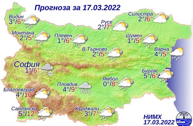 Днес ще духа до умерен в Източна България временно силен