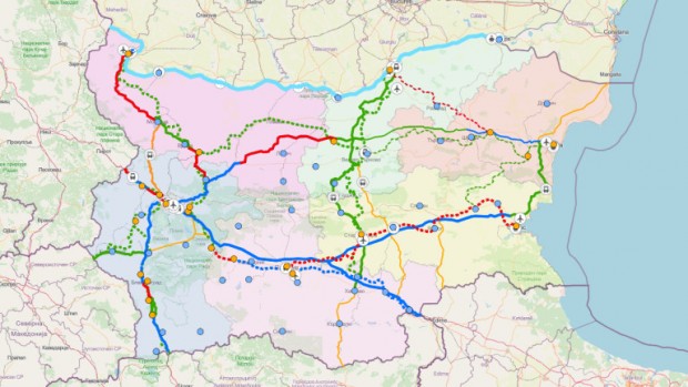 Интерактивна карта за първи път показва плановете за развитие на транспортната
